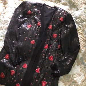 Bead & Sequin Evening Jacket